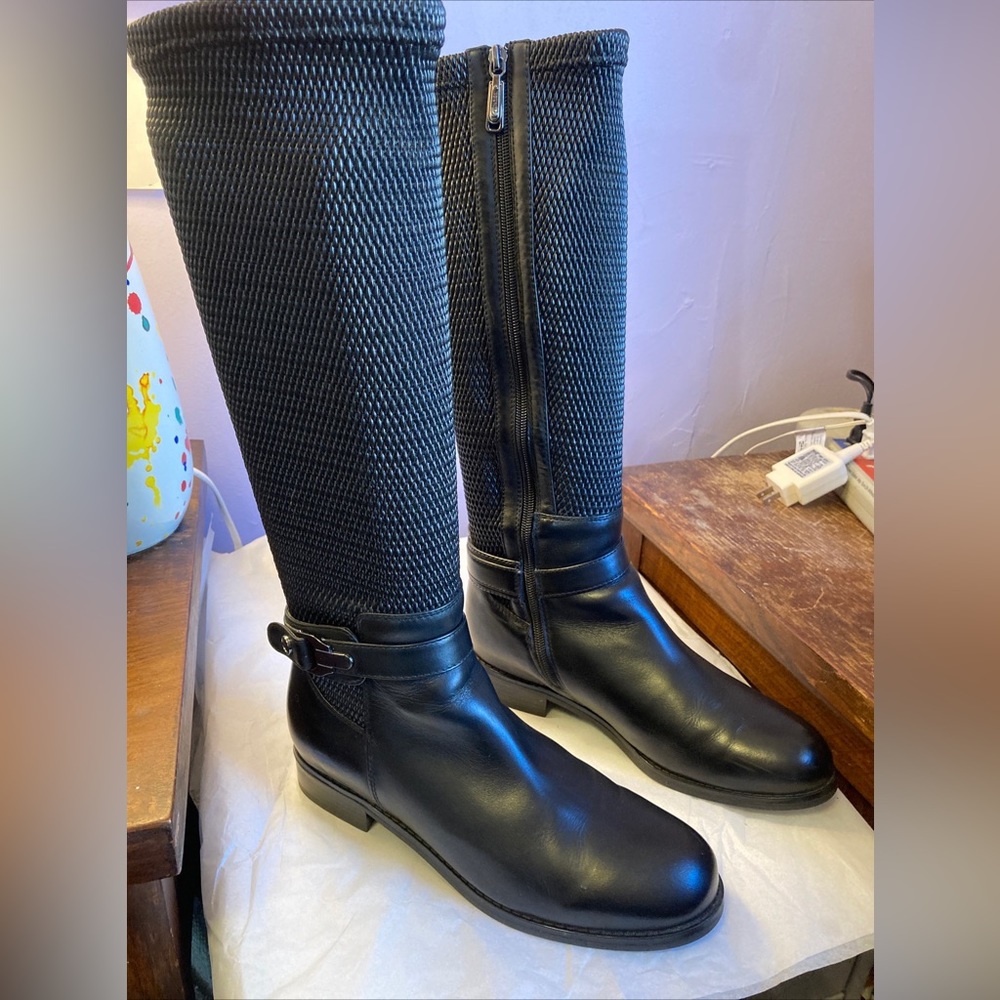 Blondo  knee high Boots (Zana) black women’s 8.5 Med. NIB waterproof leather